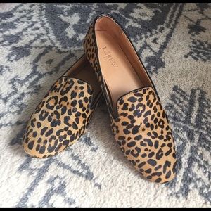 J. Crew Leopard Flats