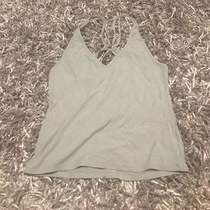LF Emma & Sam slate grey low cut tank top sz S
