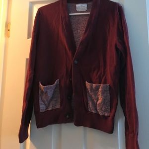 Maroon Cardigan