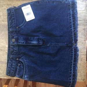 Dark Denim Free People Skirt