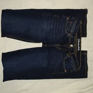 Chelsea boot cut size 2/long dark wash..worn twice