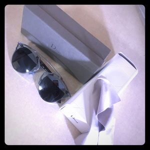 Dior So Real Mirrored Sunglasses 48mm in Aqua