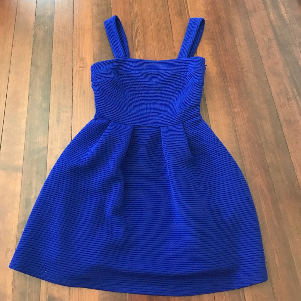 Topshop royal blue dress