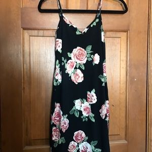 Form Fitting Floral Dress