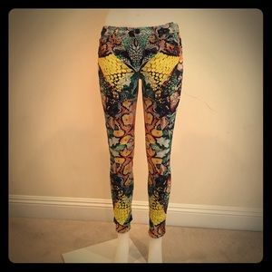 Printed Hudson Skinny Jeans!