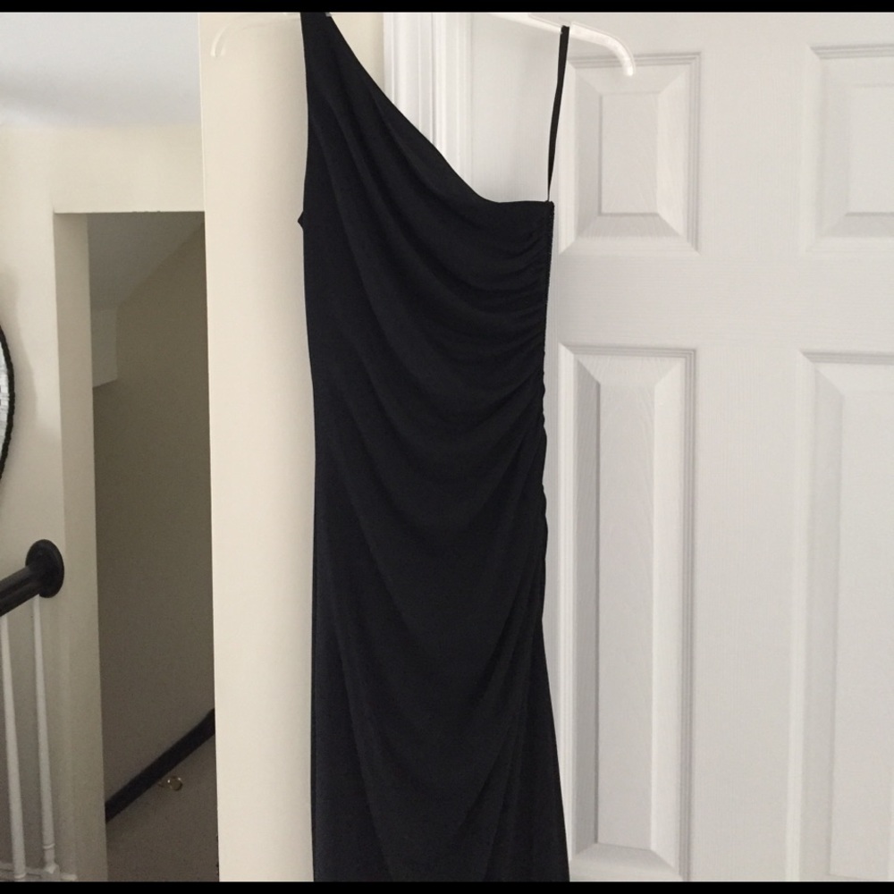 Laundry Asymmetrical black gown