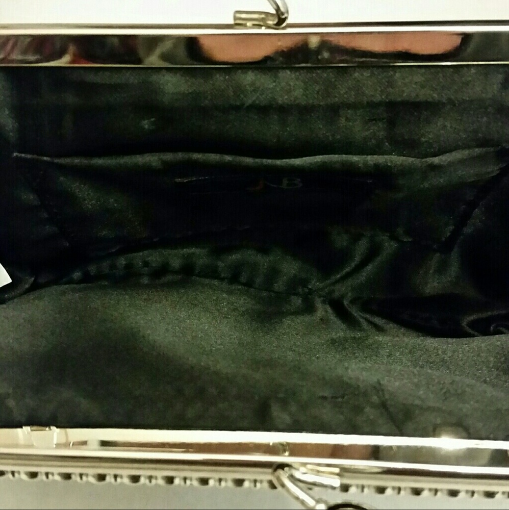 Black Embellished Evening Bag - Picture 3 of 3