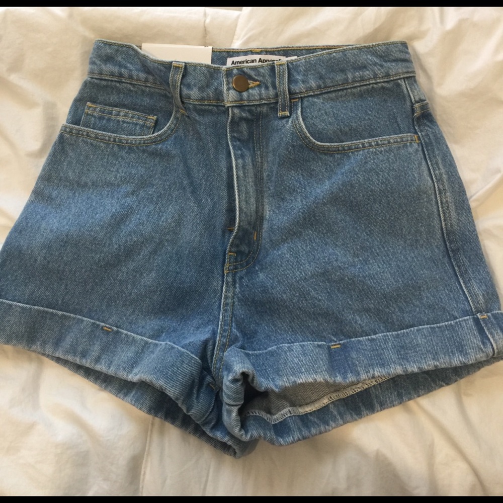 NWT American apparel denim shorts