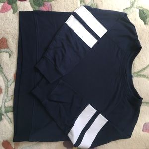 Forever 21 striped crop top