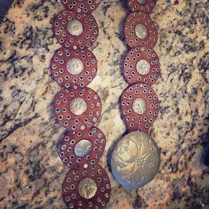 Vintage Style Concho Belt