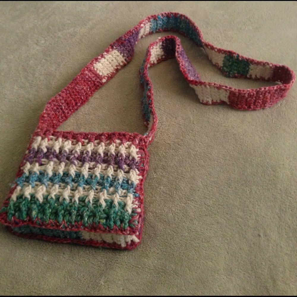 🍃Cross body bag hemp/merino wool blend