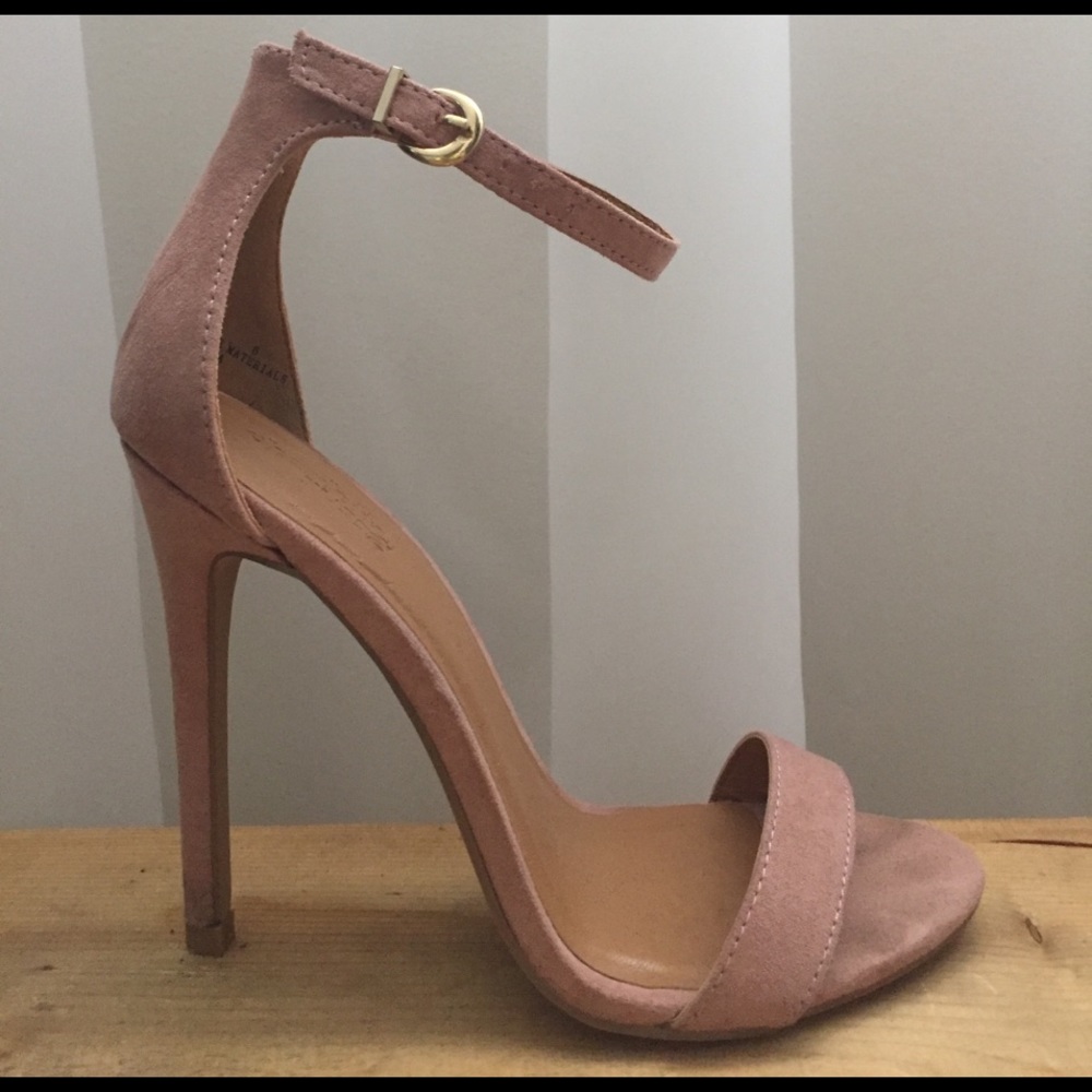 Super cute soft pink heels from Charlotte Russe!