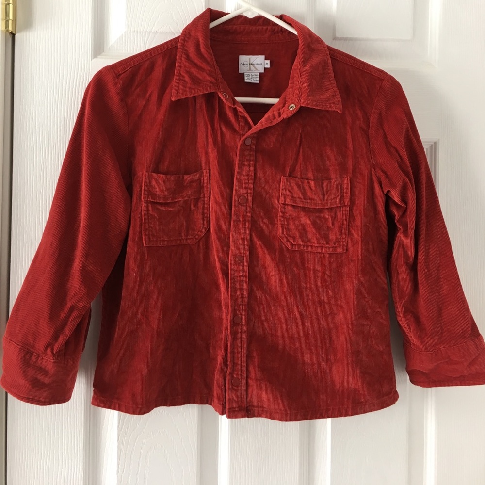 Calvin Klein corduroy shirt