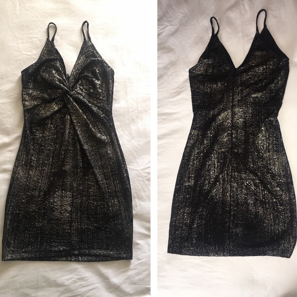 Knotted Gold Dress  ✨