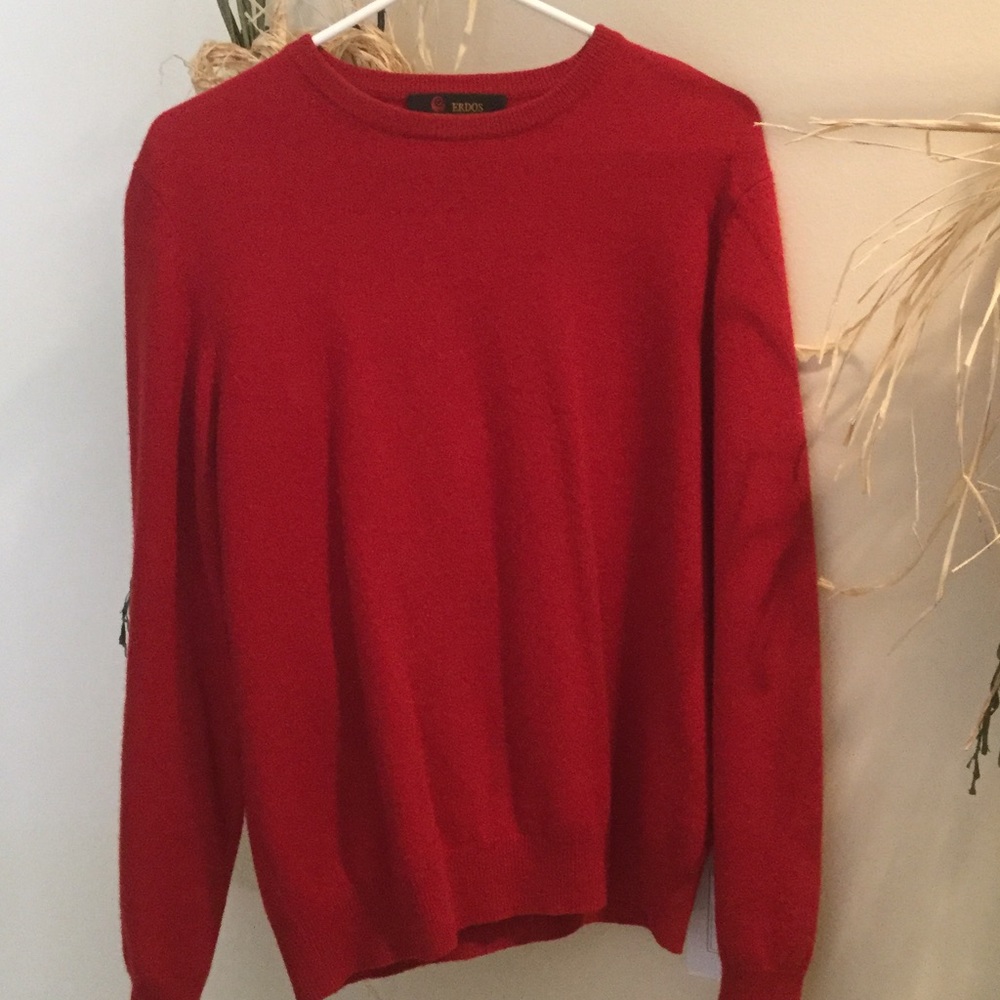Red Cashmere Sweater