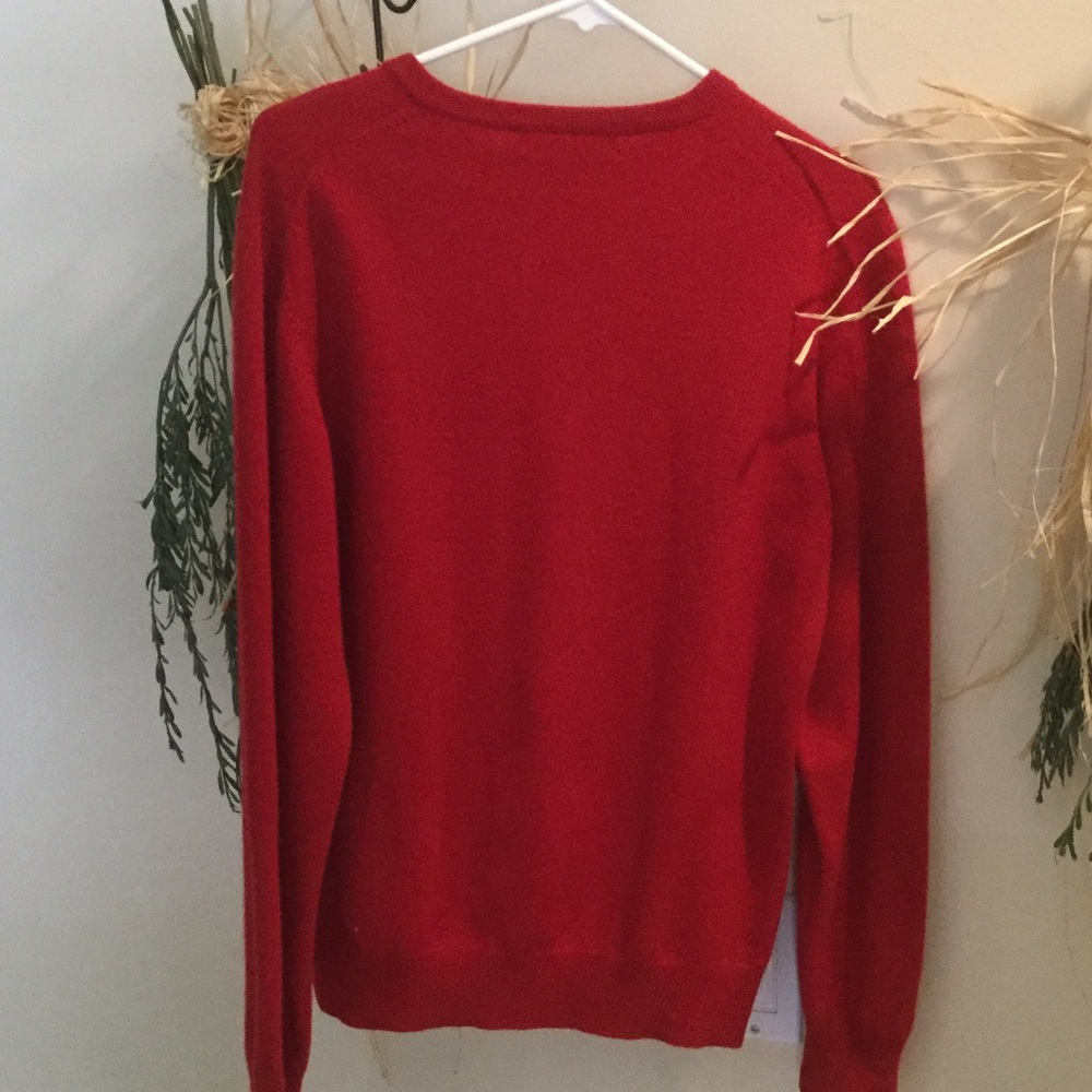 Red Cashmere Sweater - Picture 2 of 3