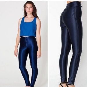 American Apparel Navy Disco Pants M