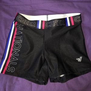 NATIONAL CHEERLEADING (NCA) Spandex Shorts