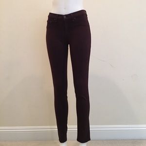 Maroon Rag & Bone jeans!