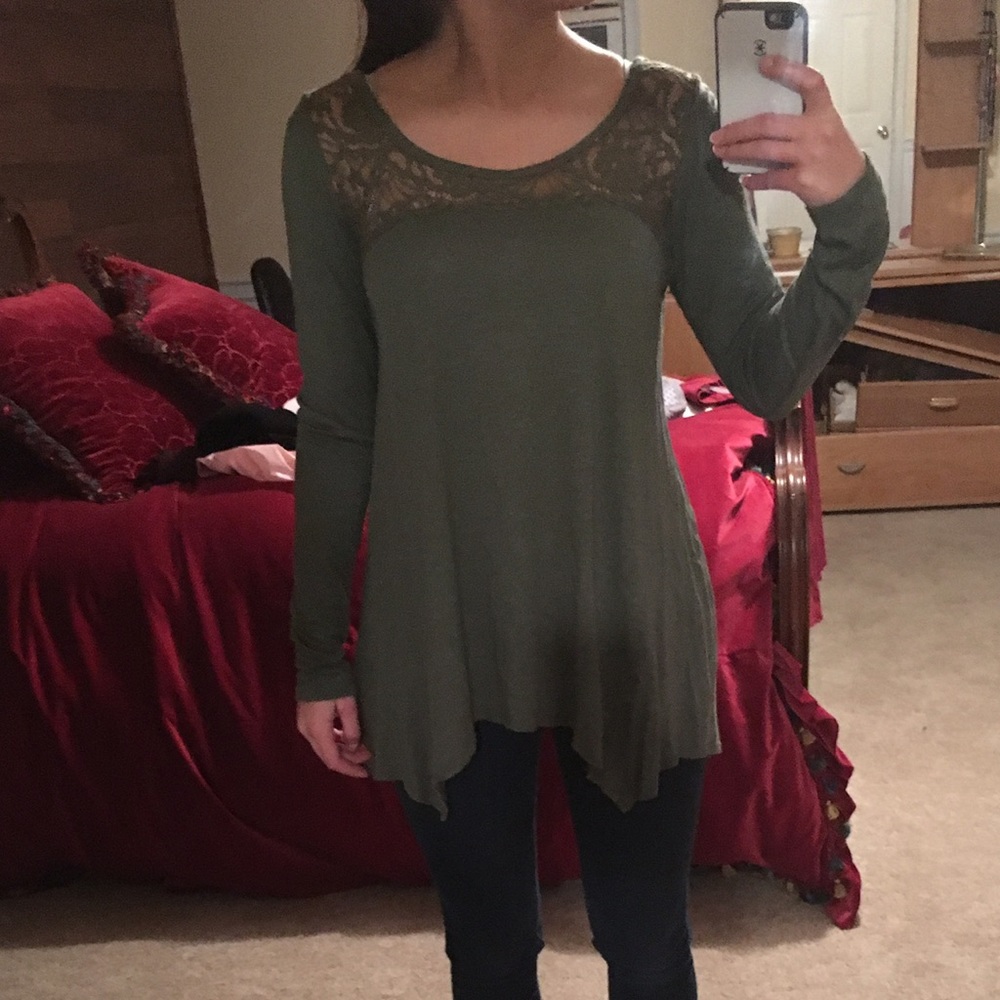 Hollister Lace Knit Top