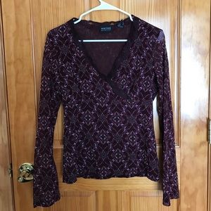 Long sleeve stretch top