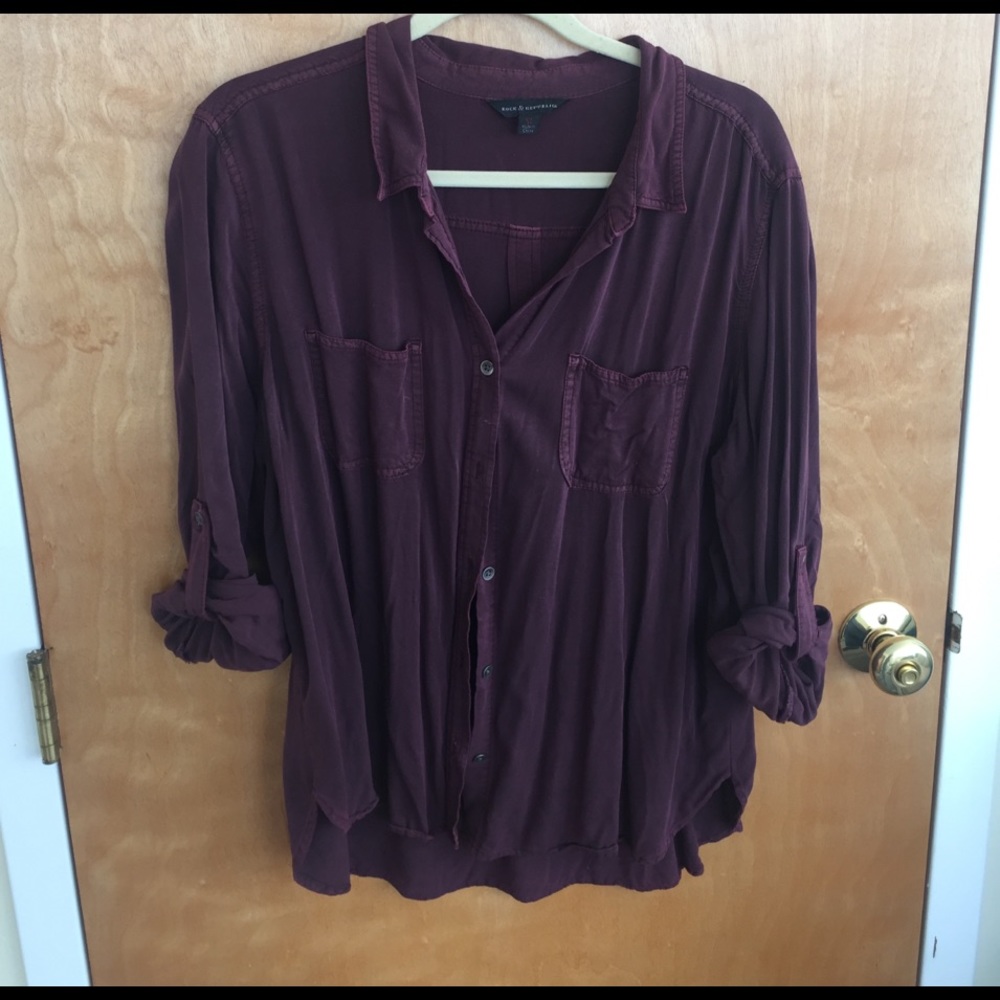 Boyfriend style button up