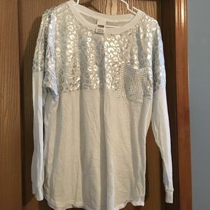 Victoria secret pink long sleeve Size L