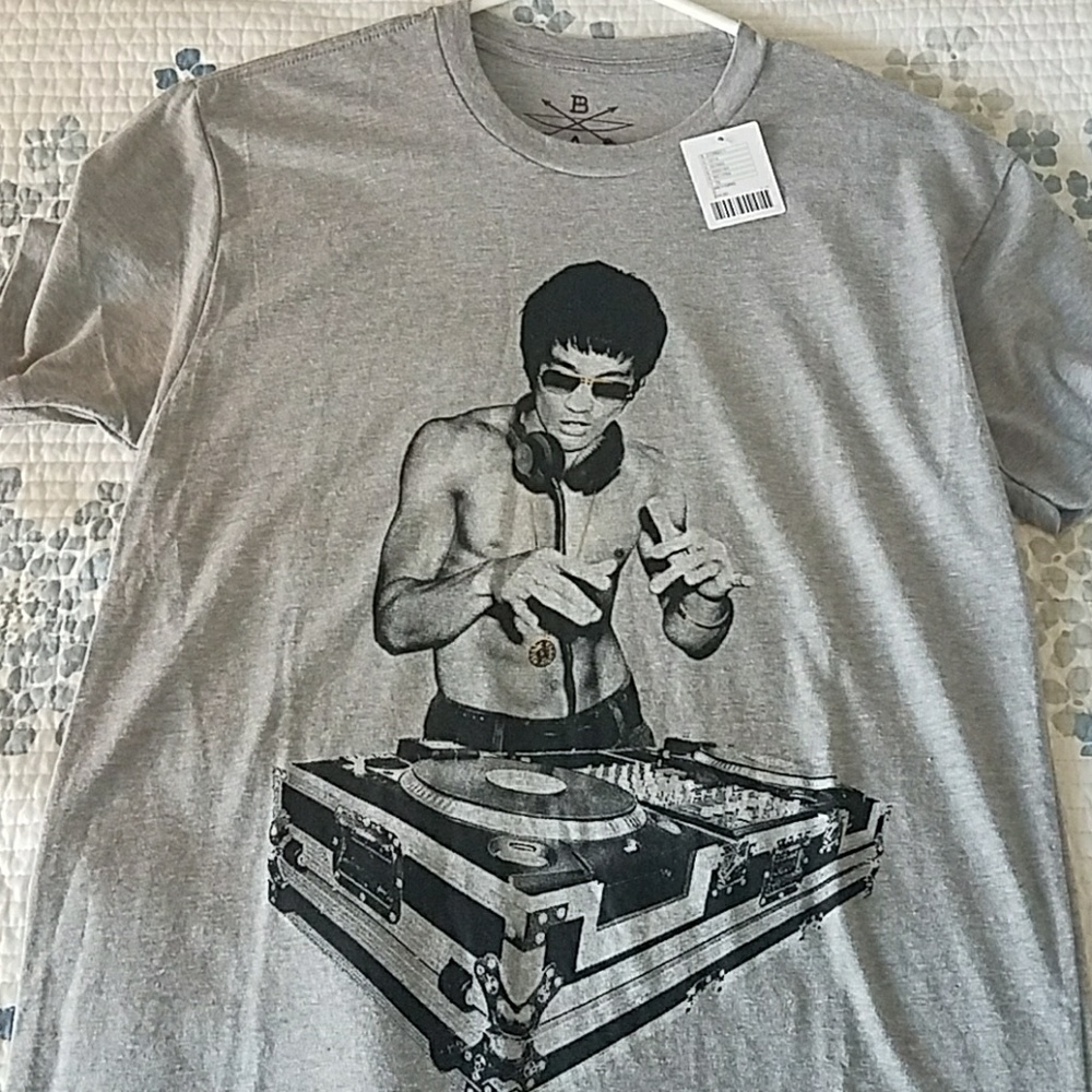 NWT. DJ Bruce Lee Graphic Tee. SM