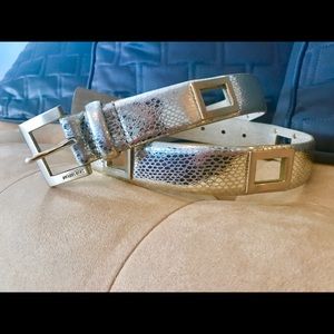NEW: Genuine Michael Kors Metallic Belt