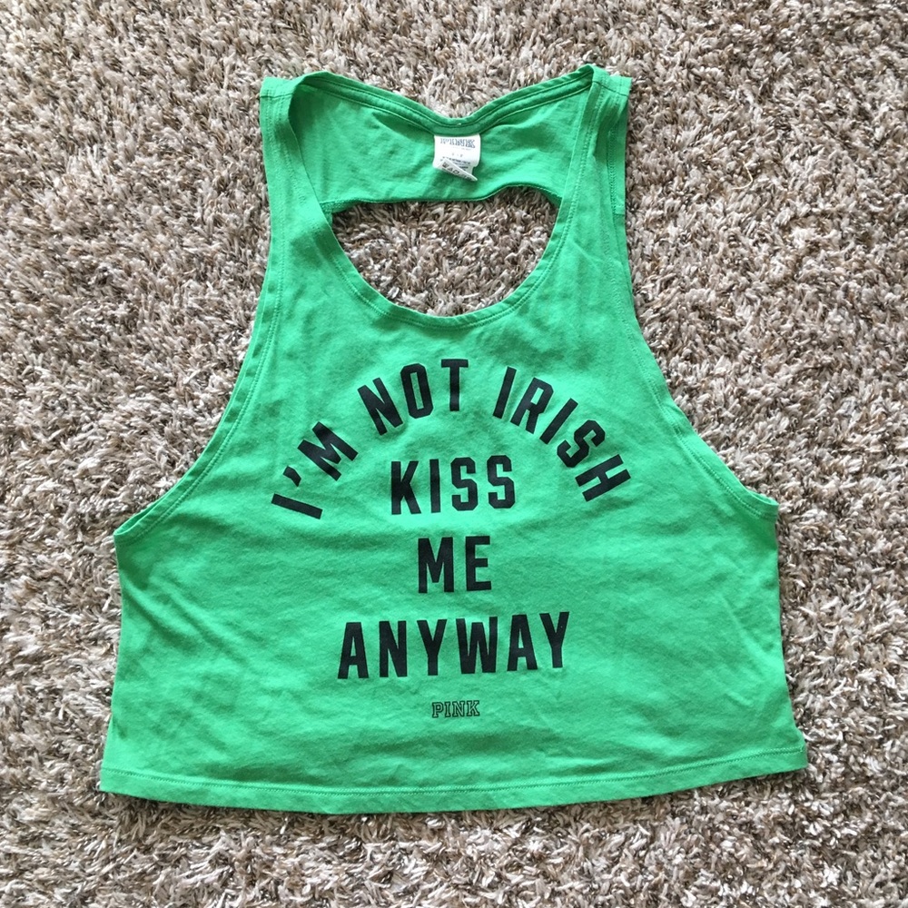 St. Patrick's Day Victoria's Secret PINK Tank Top