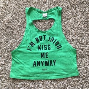 St. Patrick's Day Victoria's Secret PINK Tank Top