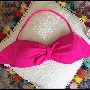 Hot pink bikini top