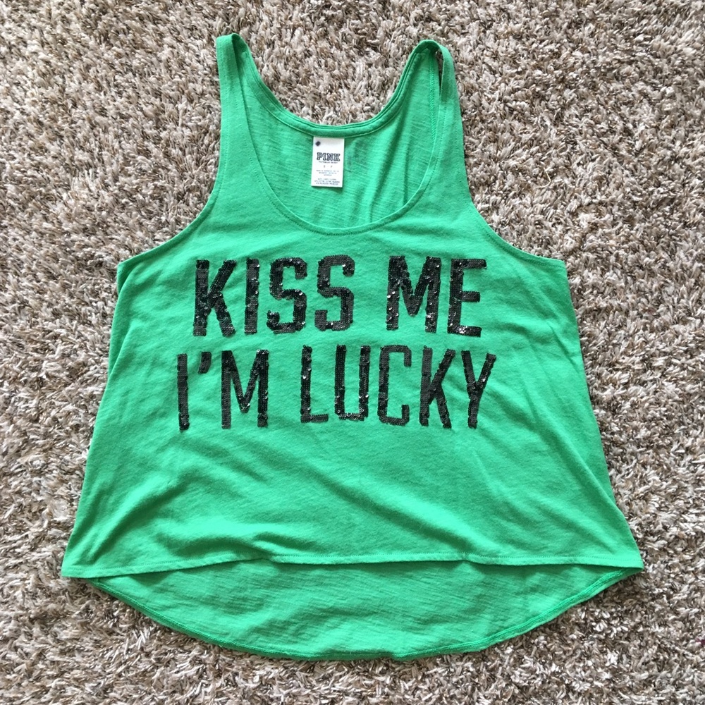 St. Patrick's Day Victoria's Secret PINK Tank Top