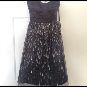 Davids Bridal Glitter and Tulle Dress