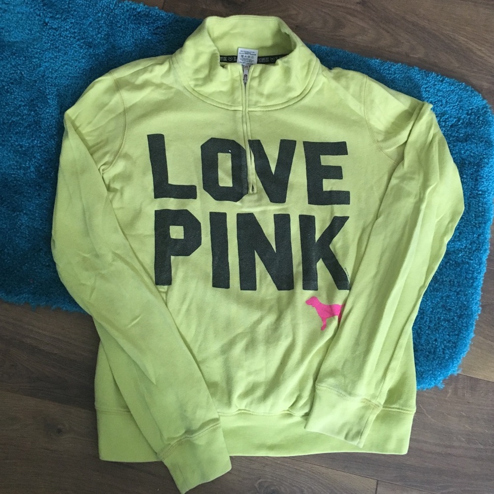 Victoria's Secret PINK 1/4 zip sweatshirt