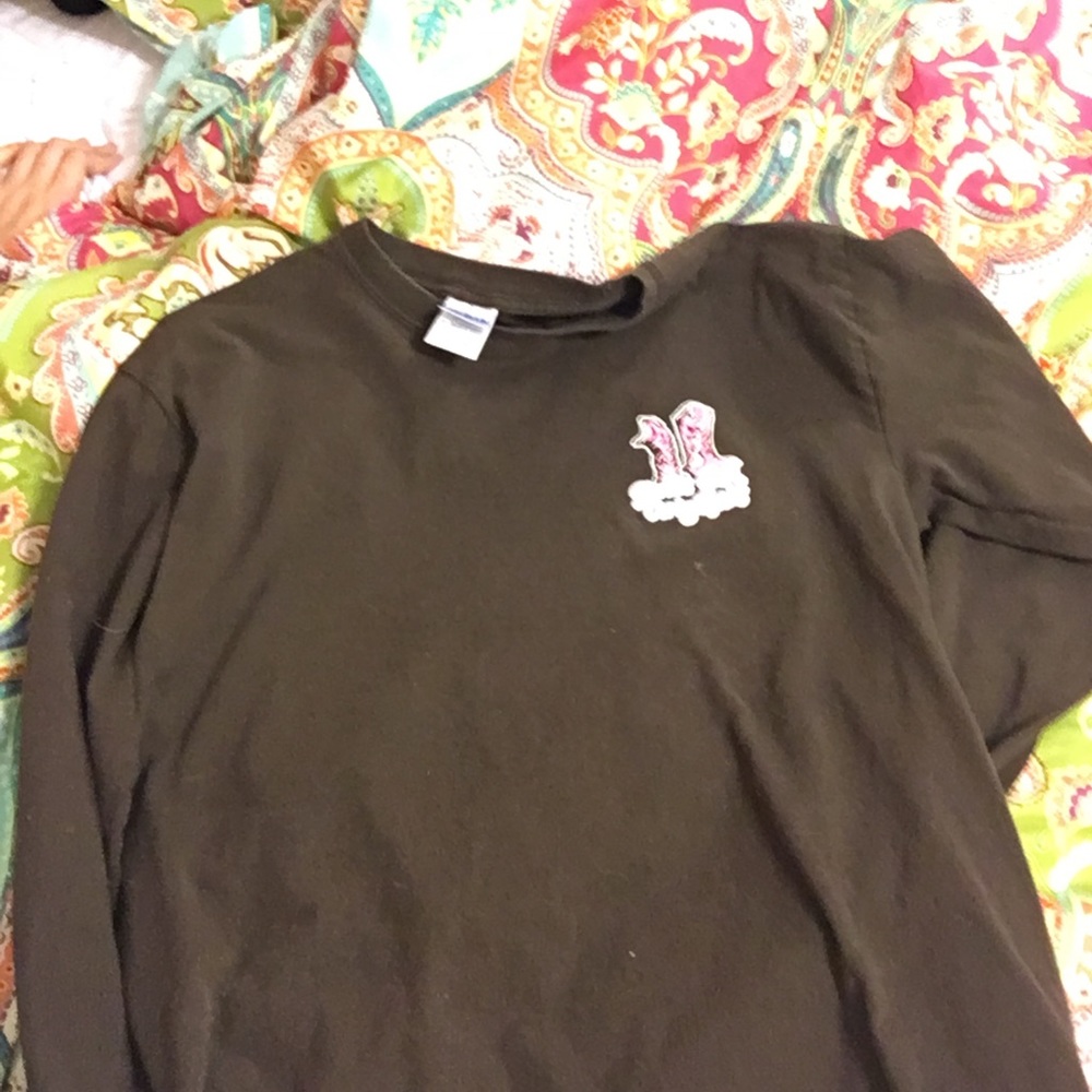 Long sleeve girlie girl shirt