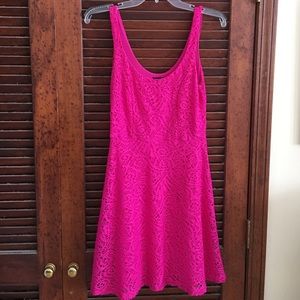 Apt 9 hot pink lace dress