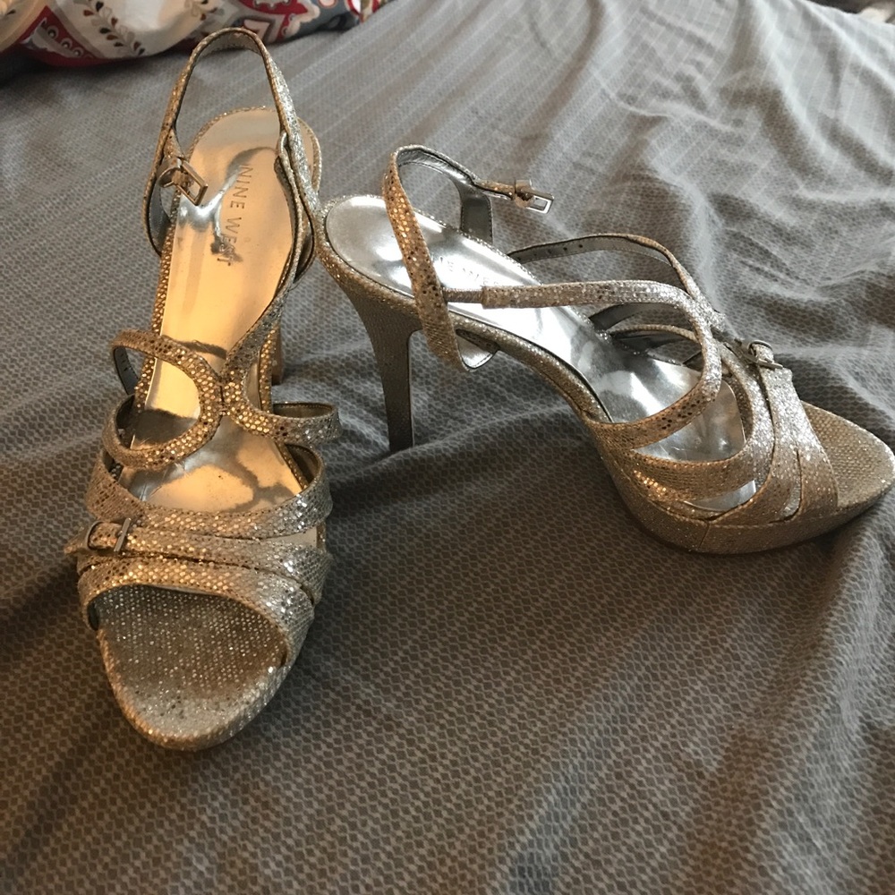 Sparkle Strap Heels