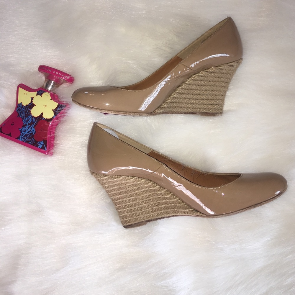 ❌SOLD❌Lanvin Paris Tan Patent Leather Round Toe