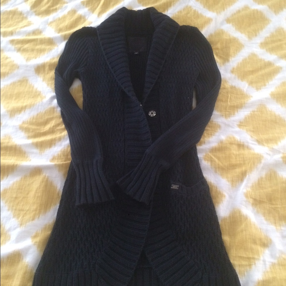 GUESS knee length  sweater cardigan