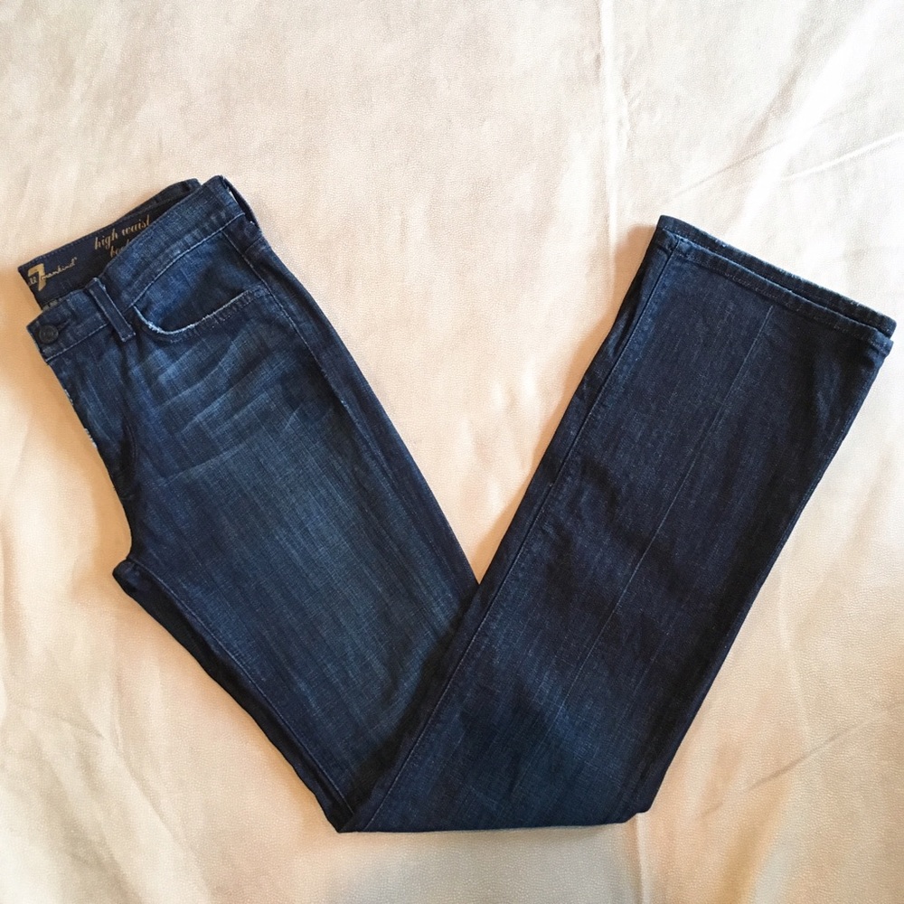7 for All Mankind high waist boot cut