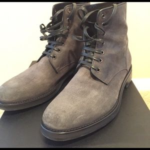 Vince oiled suede grey boots *FINAL SALE*