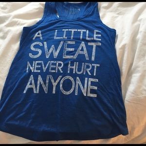 Adorable workout top!
