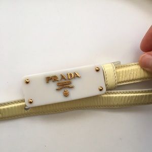 Prada Leather Belt