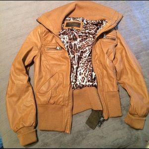 Ci Sono Leather Jacket