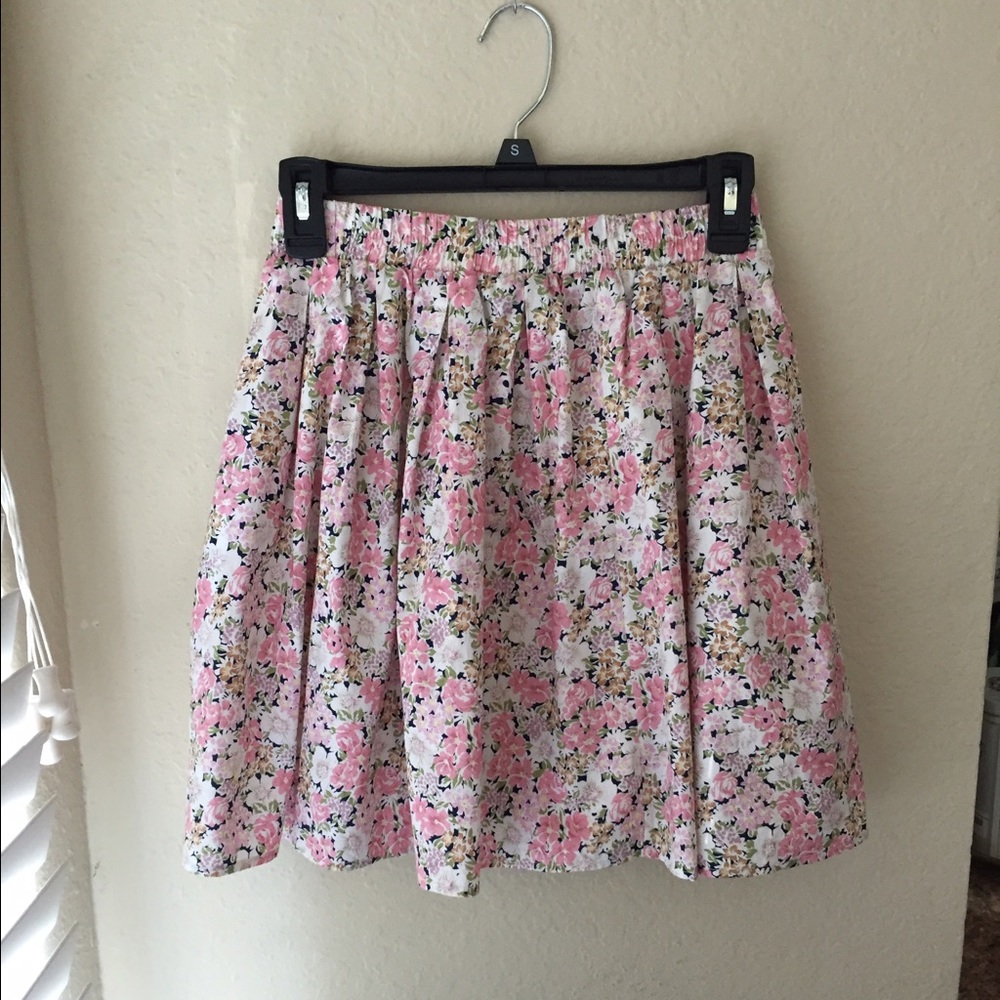 Modcloth Floral Skirt