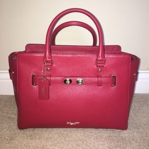 COACH Blake Carryall Bubble Leather Bag
