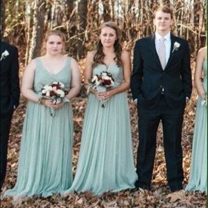 J. Crew Nadia Satin Chiffon Bridesmaids Dress