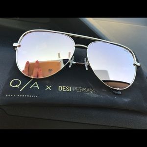 Desi High Key Gold Quay aviators