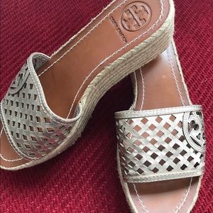 Tory Burch Wedge Espadrille Sandals